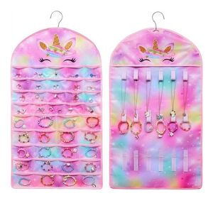 Girls Unicorn Hanging Jewelry Organizer Holder Unicorn Jewelry With Hanger